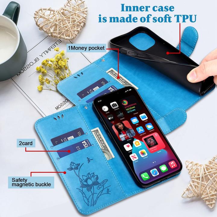 Actual product image König Design Case Mobile Protection for Motorola Moto E20 / E30 / E40 Case Cover Wallet Bag (Motorola E30, Motorola Moto E20, Motorola Moto E40)