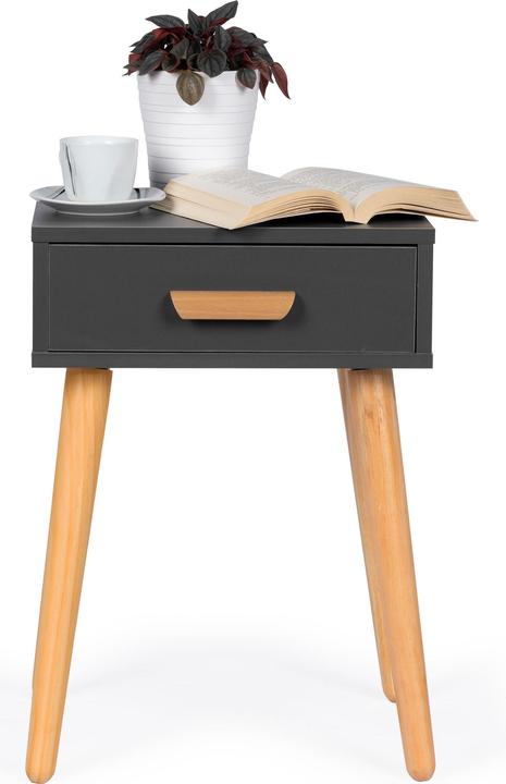 Produktbild Modernhome Moderner Nachttisch oder Couchtisch Grau