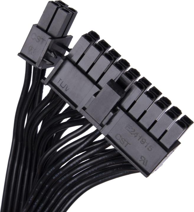 Produktbild Silverstone SST-ET500-B - Strider Essential Serie, 500W 80 Plus Bronze ATX flüsterleises PC-Netzteil (500 W)