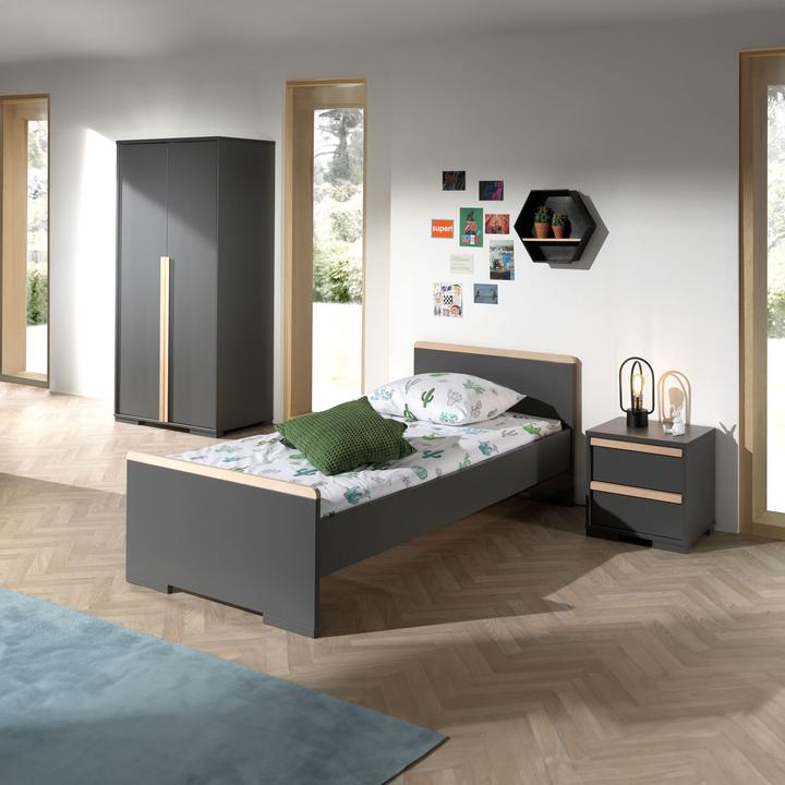 Produktbild Vipack Kinderzimmer London 3-teilig Set (Kinderkleiderschrank)