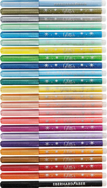 Image du produit EberhardFaber Crayon fibre Glitter (Multicolore, 24 x)