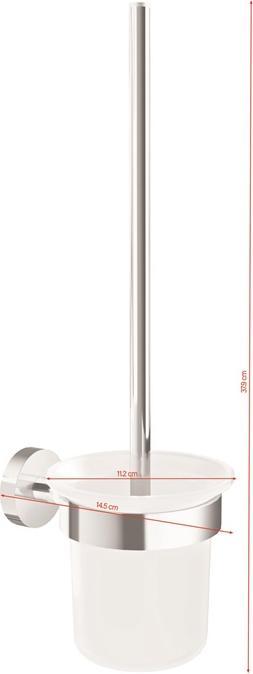 Productafbeelding tesa WC-set SMOOZ wit metaal