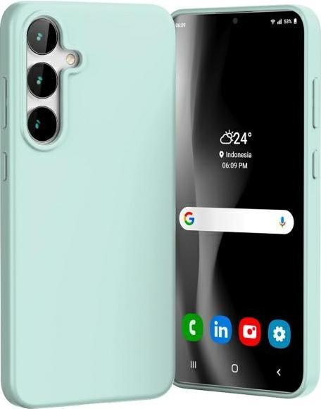 Actual product image Soft Samsung S24 FE S721 mint (Samsung Galaxy S24 FE)