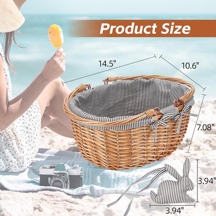 Actual product image G Good Gain Picknickkorb mit Doppelfaltgriffen