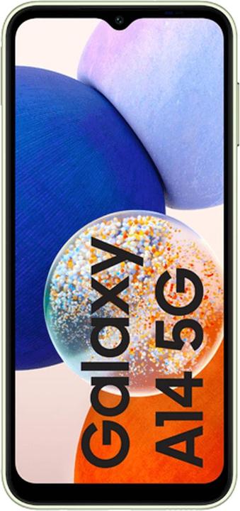 Actual product image Samsung Galaxy A14 5G (128 GB, Lime Green, 6.60", Dual SIM, 5G)