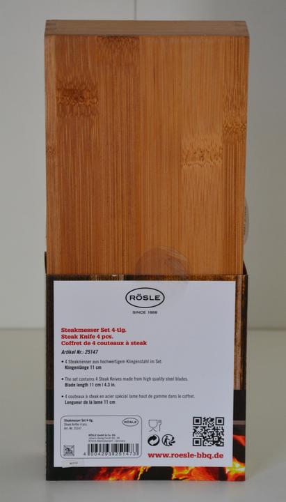 Produktbild Rösle Steakmesser Set (4 Stück, Messer)
