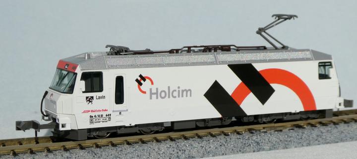 Kato Ge 4/4 III 649 Lavin (Holcim), RhB (Traccia N)