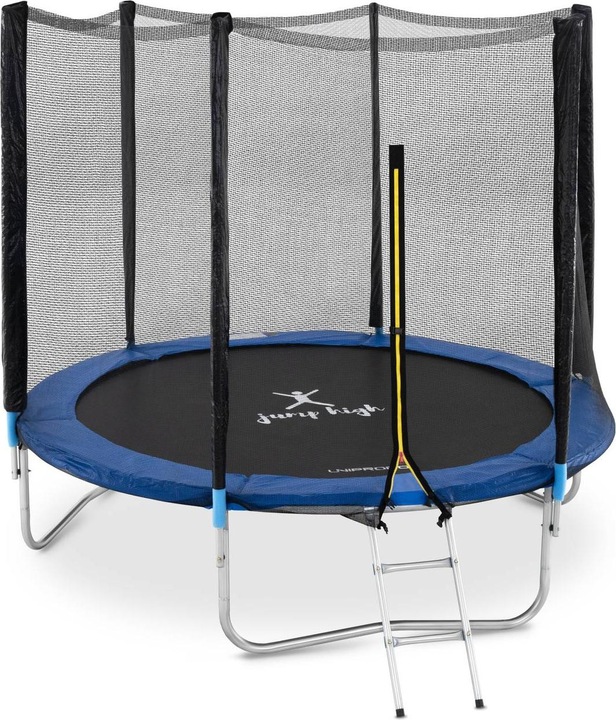 Produktbild Uniprodo Trampolin Gartentrampolin Komplettset Outdoor Kindertrampolin Set Randabdeckung (240 cm)