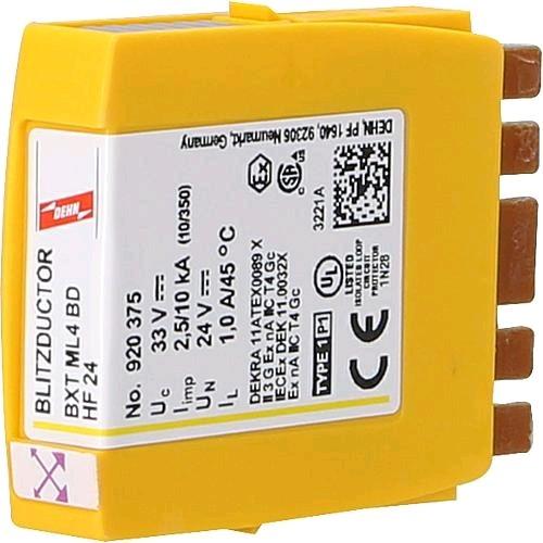 Actual product image Dehn SOEHNE Combination arrestor module BLITZDUCTOR XT BXT ML4 BD HF 24