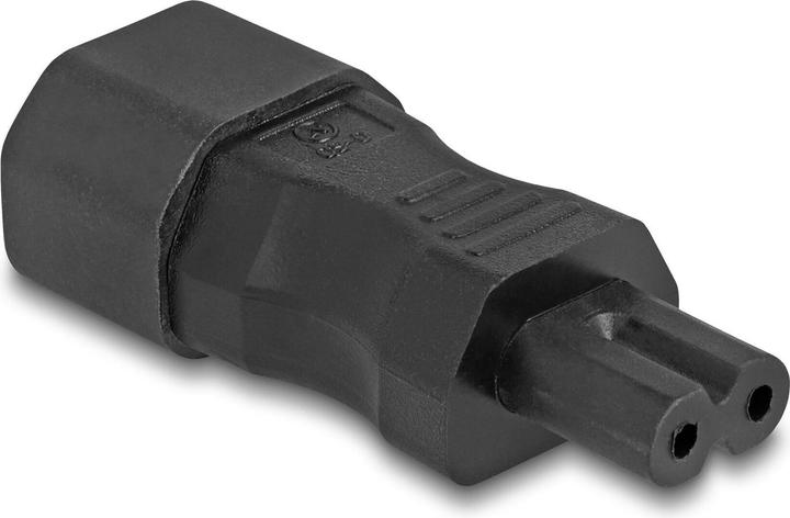 Produktbild Delock Netzadapter IEC 60320 - C14 auf C7, Stecker / Buchse, 2,5 A, gerade (C14)