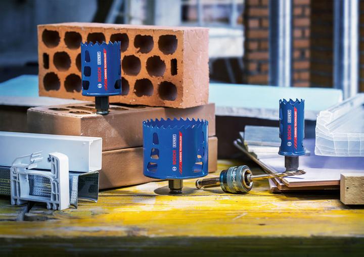 Produktbild Bosch Professional Zubehör EXPERT Tough Material Lochsäge-Starter-Set, 68 x 60 mm (68 mm)