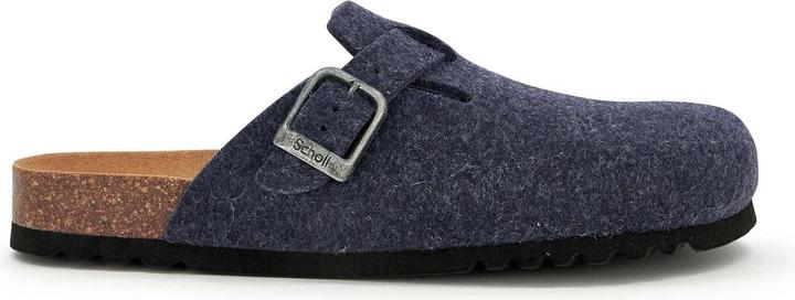 Scholl Dakota Pantoffels voor heren, 40 EU, Navy Blauw, 40 EU (40)