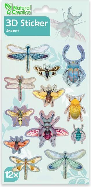 Actual product image Avenir 3D-Aufkleber - Insekten (12 Sticker)