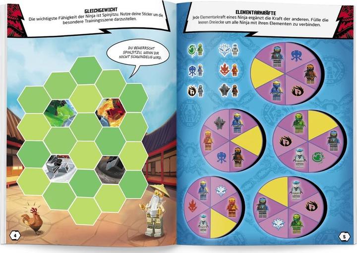 Produktbild LEGO® NINJAGO® – Stickerabenteuer - Helden auf Mission