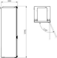 Image du produit Samsung Réfrigérateur-congélateur BRB26715DWW/WS (264 l)