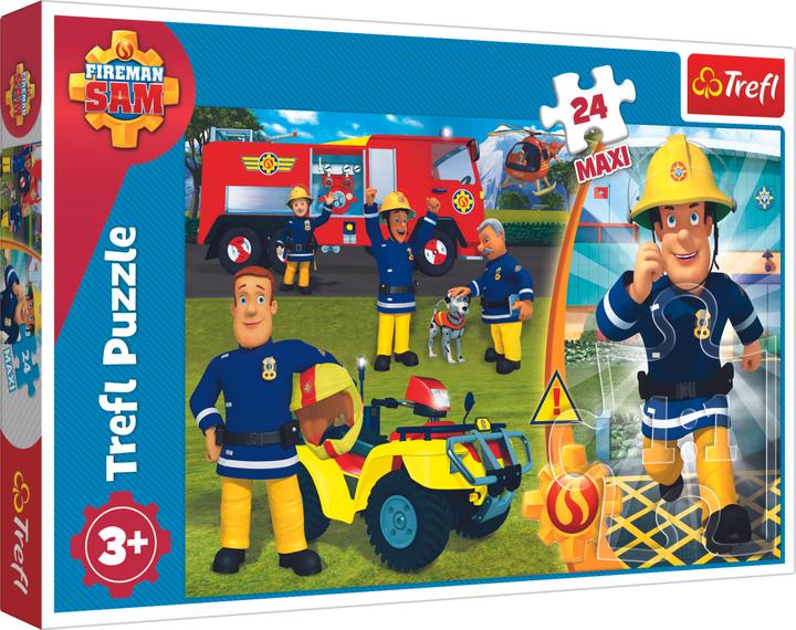 Immagine prodotto Trefl 24 PCS. Il coraggioso pompiere Sam (24 pezzi)