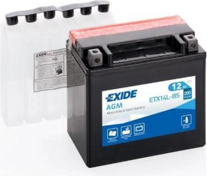 Exide Agm (12 V, 12 Ah, 200 A)