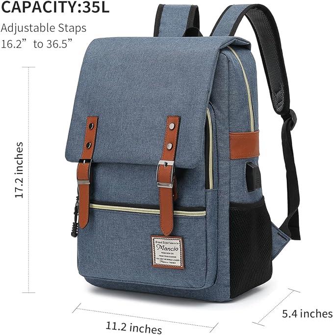 Image du produit Only-Bags.Store Sac à dos d'étudiant, sac à dos de voyage, sac d'extérieur décontracté pour hommes et femmes, sac