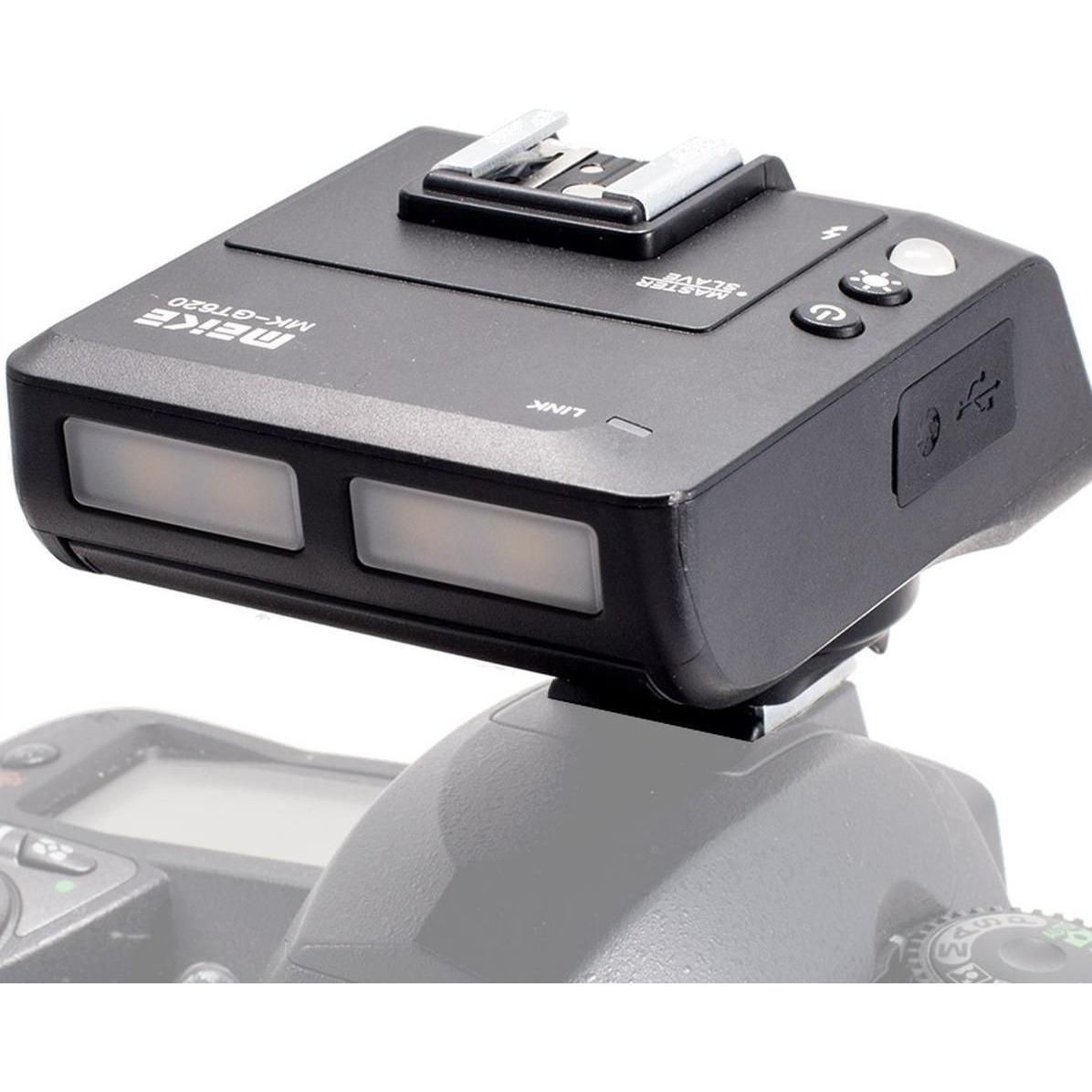 Meike Ricetrasmettitore MK GT620 TTL Canon (Funk), Telecomando fotocamera, Nero