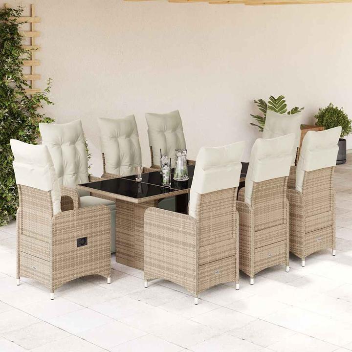 Image du produit vidaXL Bistro Set (190 x 80 x 75 cm)