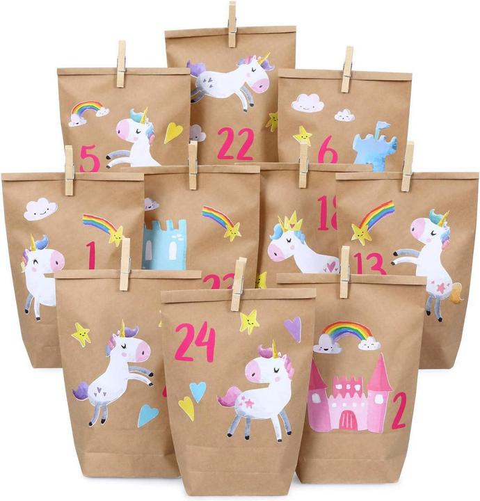 Immagine prodotto Papierdrachen Einhörner