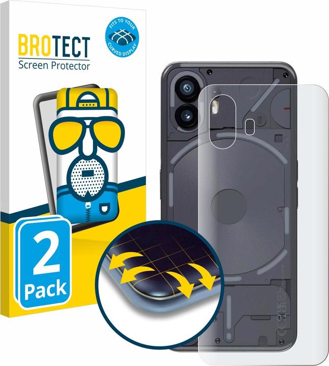 Produktbild BROTECT Full-Cover Displayschutz Matt (2 Stück, Nothing Phone (2))