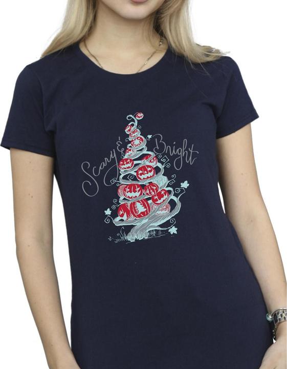 Image du produit Disney - T-shirt THE NIGHTMARE BEFORE CHRISTMAS SCARY & BRIGHT - Femme (S)