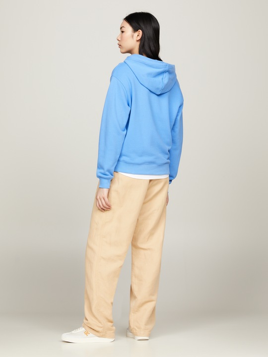 Image du produit Tommy Hilfiger Sweat à capuche avec drapeau Reg pour femme sur la poitrine (M)