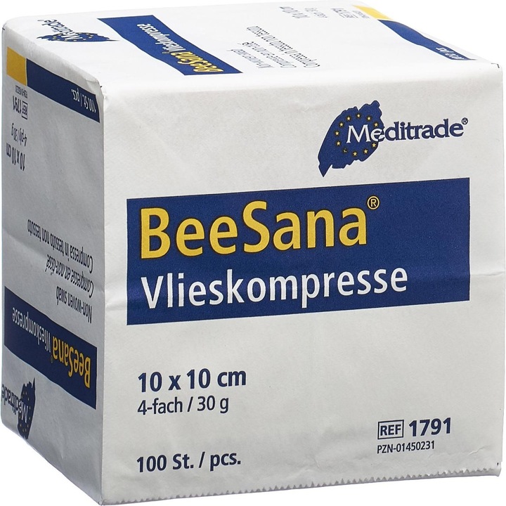 Image du produit Meditrade Compresses non-tissé 30 g/m2 non stérile sans RX 4-plis