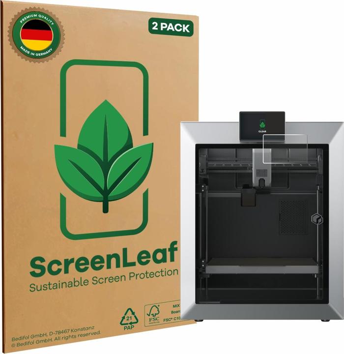 Actual product image ScreenLeaf Screen Protector sustainable Screen Protection, clear, anti-scratch