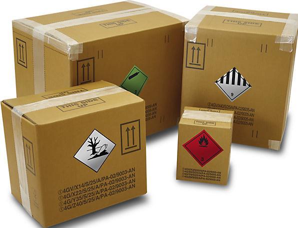 Actual product image kaiserkraft Dangerous goods sticker