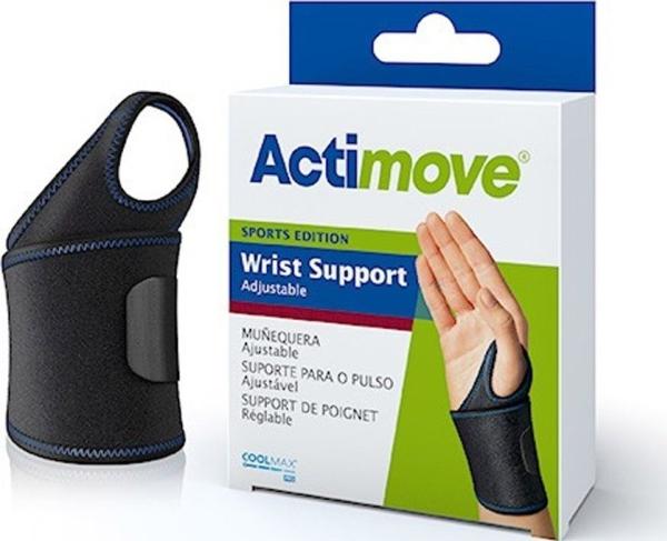 Actual product image Sunflex Actimove Wrist Support Adjustable Wrist Stabilizer Black Universal (One size)