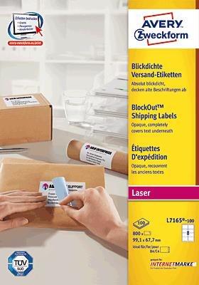 Actual product image Avery Shipping labels