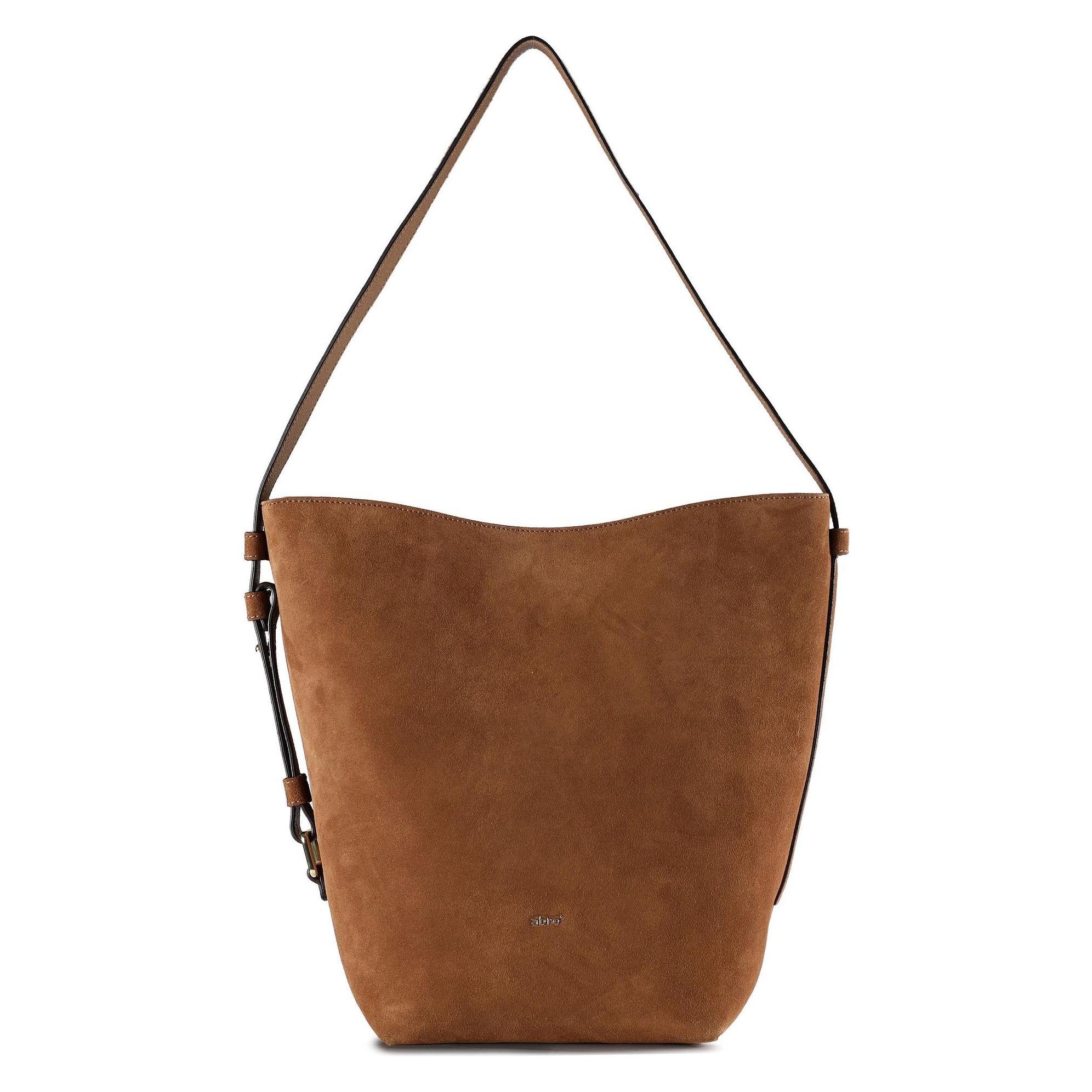 Abro, Damen, Handtasche, Cosmo Schultertasche Leder 31 Cm, Braun
