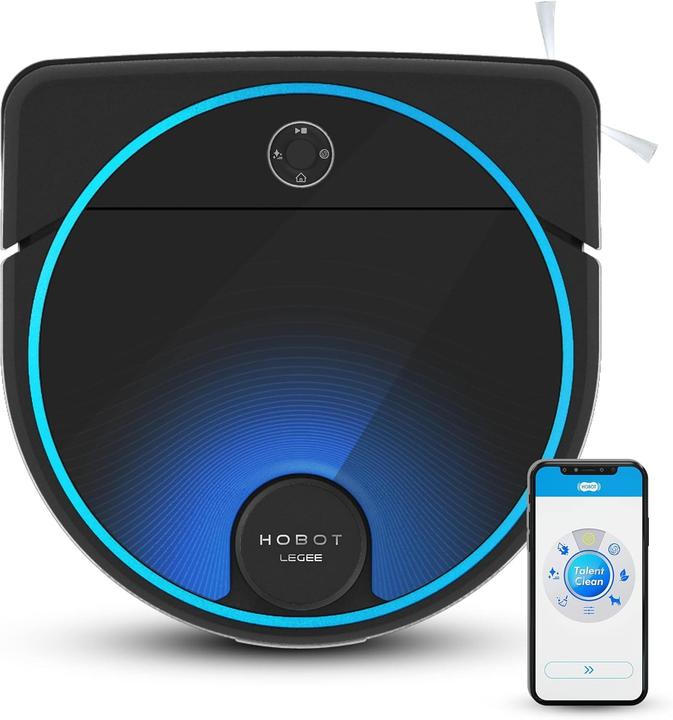 Actual product image Hobot Smartbot Wet Dry Mopping Robot with 900 Scrubs per Minute, App and Voice Control (Wiping pads (rotating))