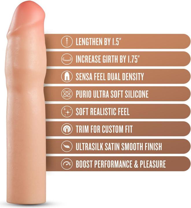 Produktbild Blush performance plus 1.5 inch silicone penis xtender beige