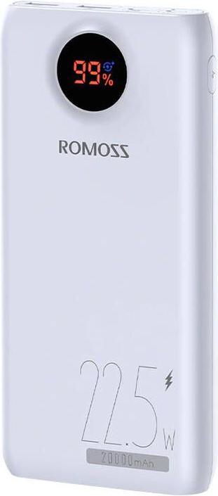 Romoss SW20PF Powerbank 20000mAh, 22.5W (white) (20000 mAh, 22.50 W, 22.50 Wh)