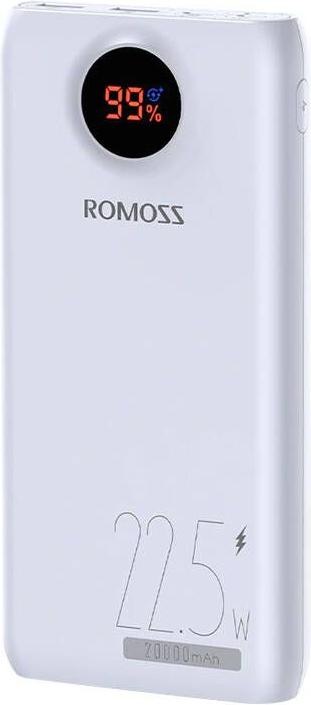 Actual product image Romoss SW20PF Powerbank 20000mAh, 22.5W (white) (20000 mAh, 22.50 W, 22.50 Wh)