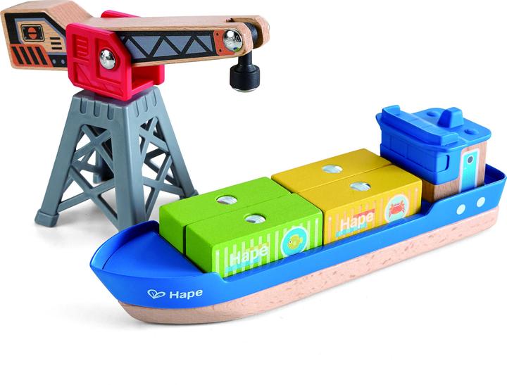 Produktbild Hape Cargo Ship + Crane