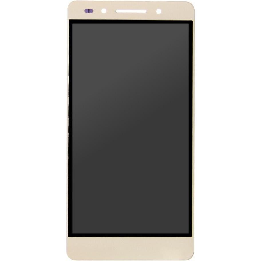 OEM Display-Einheit + Rahmen für Huawei Honor 7 gold (Display, Honor 7), Mobilgerät Ersatzteile