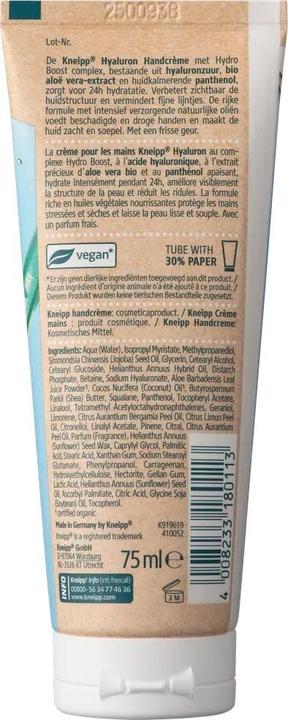 Produktbild Kneipp Hand Cream with Hyaluron