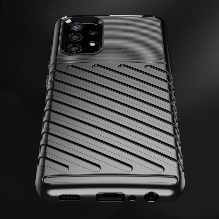 Produktbild Hurtel Thunder Case Flexibel Robuste Panzer Handyhülle TPU Schutzhülle für Samsung Galaxy A32 5G blau (Samsung Galaxy A32 5G)