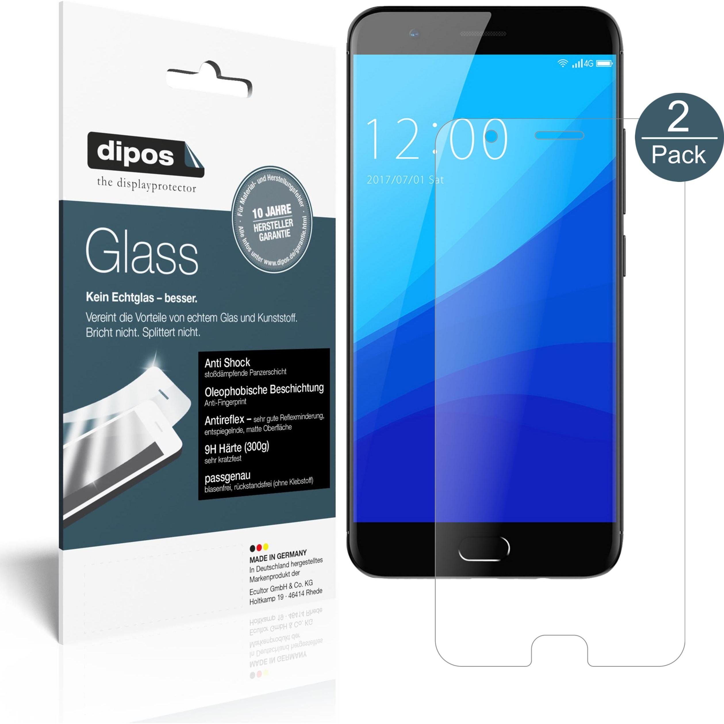 Dipos Displayschutz Anti-Shock (2 Stück, Umidigi C2), Smartphone Schutzfolie, Transparent