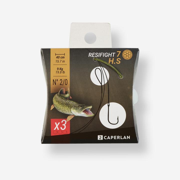 Produktbild Caperlan Vorfach Stahlvorfach Einfachhaken (40 cm)