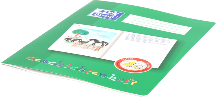 Actual product image Oxford Story booklet, A4 (A4, Lined, Hardcover)