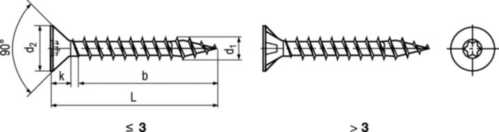 Produktbild Spax Senkmultikopf T-Star Plus T20 Vollgewinde Schwarz Verzinkt (200 Schrauben pro Stück)