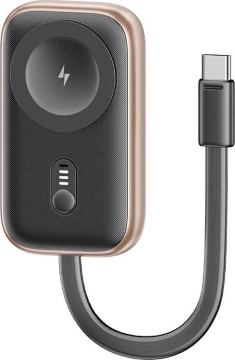 Usams Inductive charger for Apple Watch CD245 2-in-1 with 1200mAh powerbank + USB-C cable tarnish (5 W)