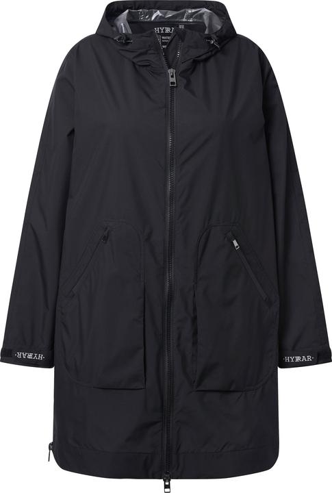 Produktbild Ulla Popken Regenmantel, wasserdicht, A-Linie, Seiten-Zipper, Kapuze (42, 44)