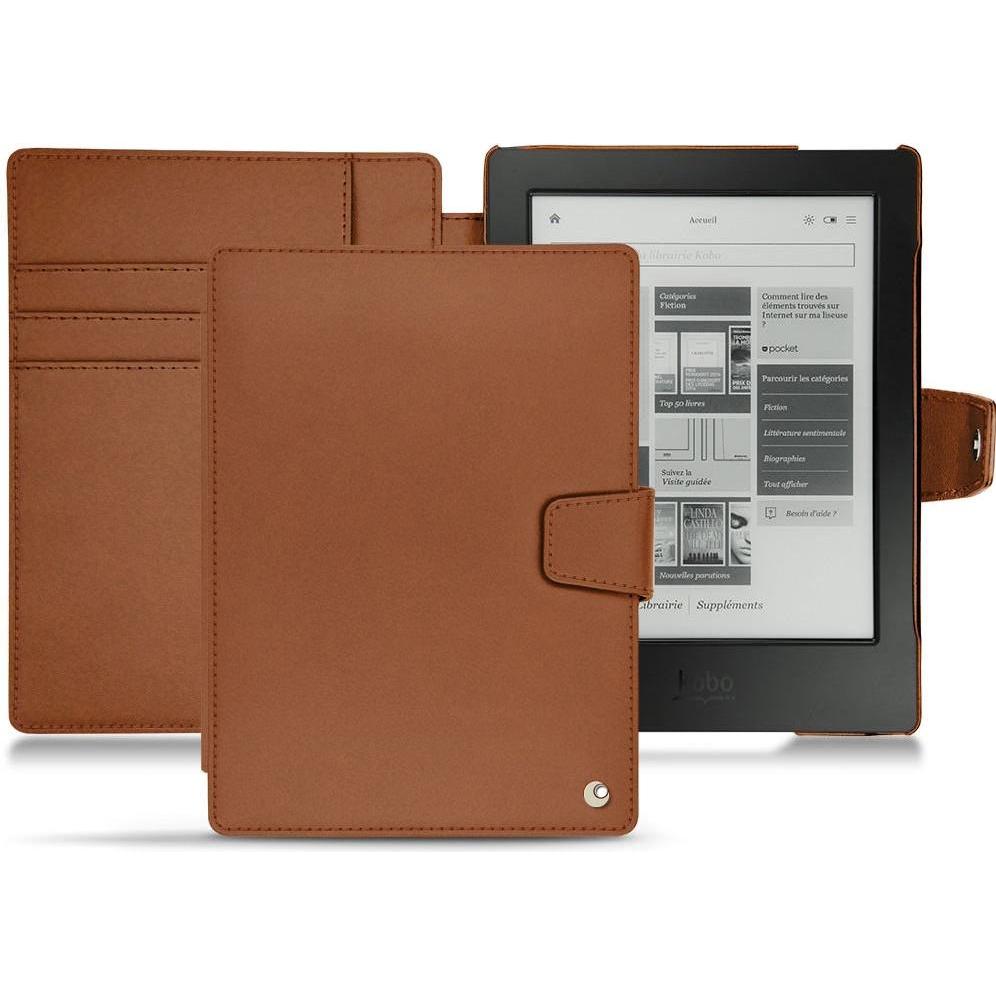 Thumbnail - Noreve Lederschutzhülle Wallet (Aura H2O), eReader Zubehör, Braun
