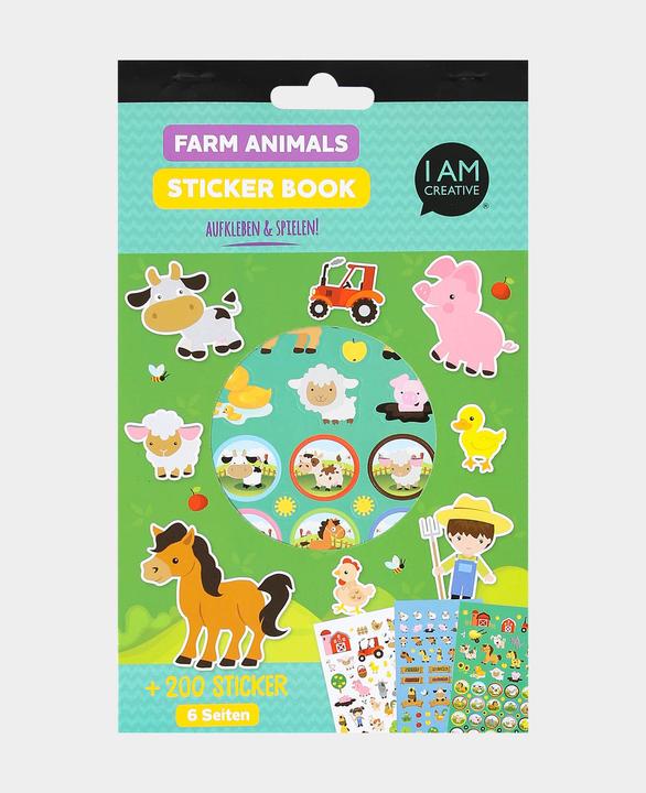 Actual product image I Am Creative Sticker book (200 Sticker)